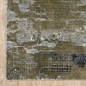 Oriental Weavers Caravan Luxurious Soft Indoor Area Rug - Nature-inspired Design With Rich Textures And Colors Blue,Green Polyester C8020l100153st