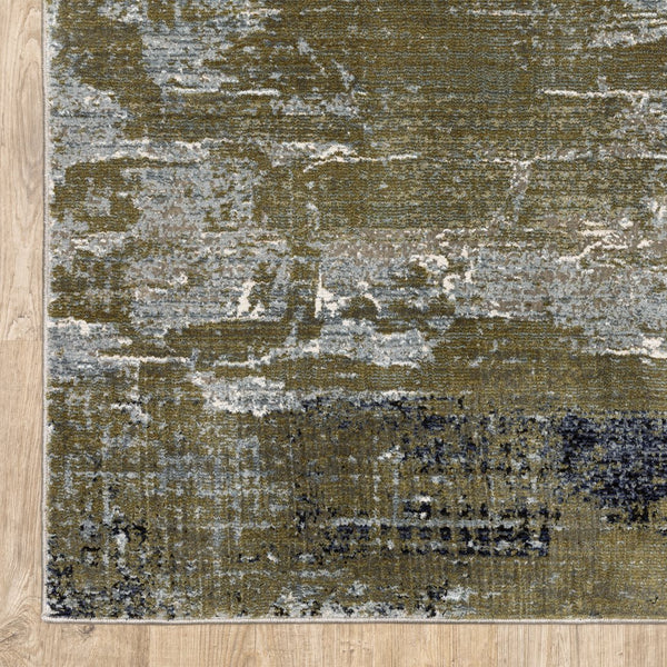 Oriental Weavers Caravan Luxurious Soft Indoor Area Rug - Nature-inspired Design With Rich Textures And Colors Blue,Green Polyester C8020l100153st