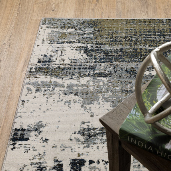 Oriental Weavers Caravan Luxurious Soft Indoor Area Rug - Nature-inspired Design With Rich Textures And Colors Blue,Green Polyester C8020l100153st