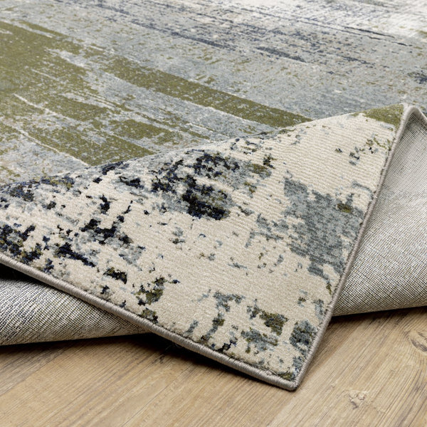 Oriental Weavers Caravan Luxurious Soft Indoor Area Rug - Nature-inspired Design With Rich Textures And Colors Blue,Green Polyester C8020l100153st