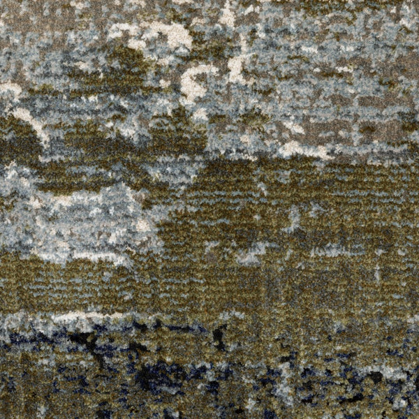 Oriental Weavers Caravan Luxurious Soft Indoor Area Rug - Nature-inspired Design With Rich Textures And Colors Blue,Green Polyester C8020l100153st