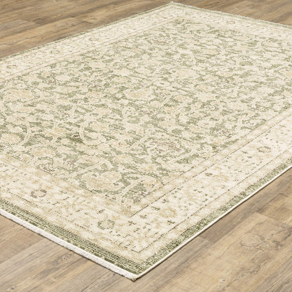 Oriental Weavers Caroline Botanical Global Area Rug Cut Loop Polyester Pile Vintage Boho Farmhouse Accent 7'10"x10' CCRL01240305ST