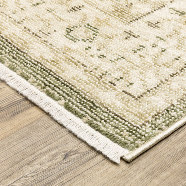Oriental Weavers Caroline Vintage Botanical Runner Rug Cut Loop Polyester Pile Farmhouse Floor Accent CCRL01068230ST
