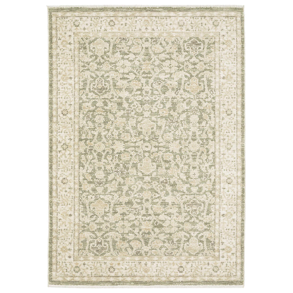 Oriental Weavers Caroline Botanical Global Area Rug Cut Loop Polyester Pile Vintage Boho Farmhouse Accent 7'10"x10' CCRL01240305ST
