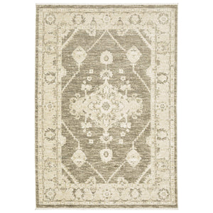 Oriental Weavers Caroline Vintage Botanical Runner Rug Cut Loop Polyester Fringe Farmhouse Accent Floor CCRL02068230ST