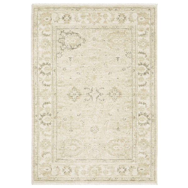 Oriental Weavers Caroline Vintage Botanical Runner Rug Cut Loop Polyester Pile Farmhouse Loft Floor CCRL03068230ST