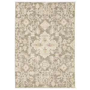 Oriental Weavers Caroline Vintage Botanical Runner Rug Cut Loop Polyester Pile Farmhouse Accent Floor CCRL04068230ST