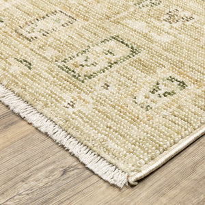 Oriental Weavers Caroline Vintage Botanical Runner Rug with Cut Loop Pile and Artisan Fringe Detail CCRL05068230ST