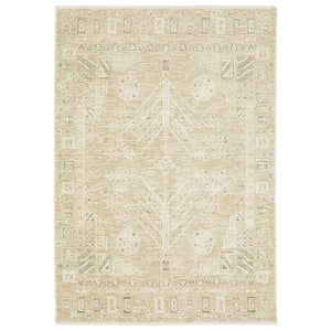 Oriental Weavers Caroline Vintage Botanical Polyester Area Rug with Cut Loop Pile and Artisan Fringe Detail 7'10"x10' CCRL05240305ST
