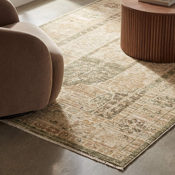 Oriental Weavers Caroline Vintage Botanical Indoor Runner Rug Cut Loop Polyester Artisan Fringe Accent CCRL06068230ST