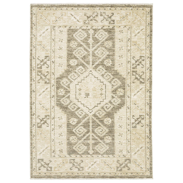 Oriental Weavers Caroline Vintage Botanical Runner Rug Cut Loop Polyester Pile Farmhouse Floor Accent CCRL07068230ST