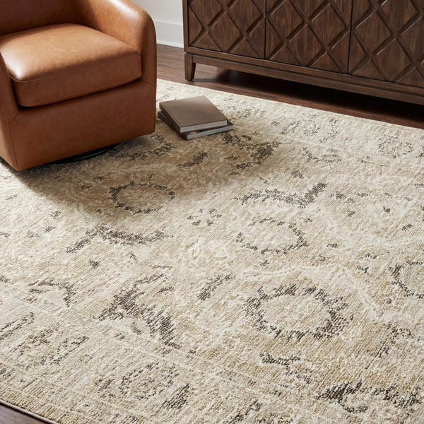Oriental Weavers Caroline Vintage Botanical Runner Rug Cut and Loop Polyester Pile Artisan Fringe Detail CCRL10068230ST