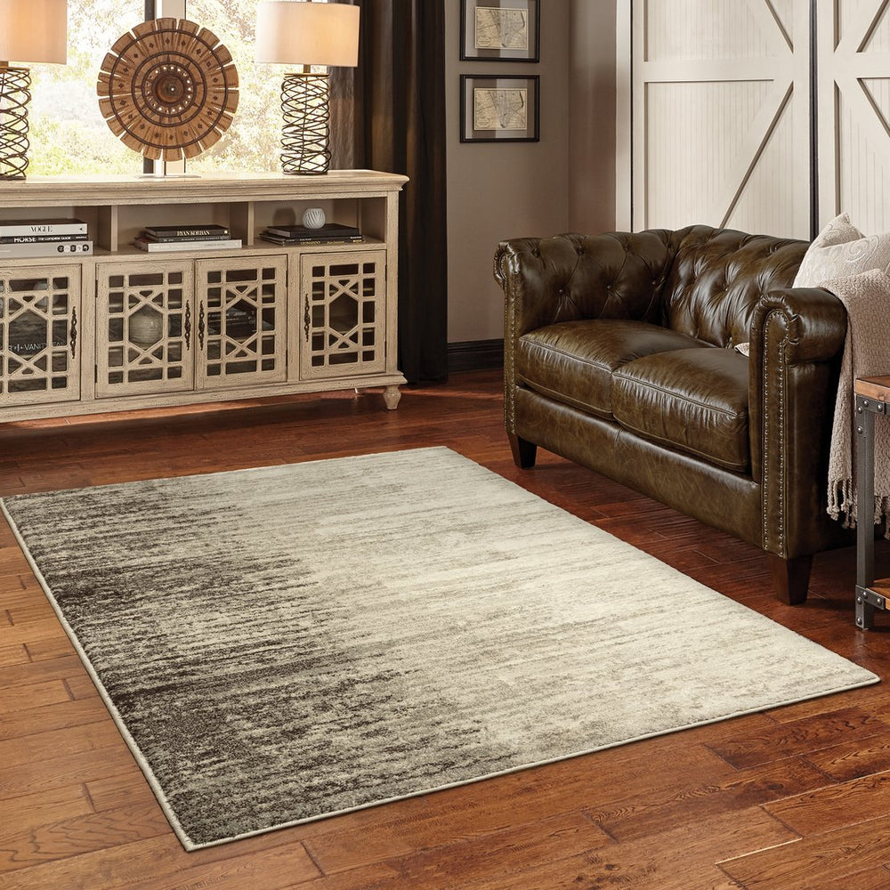 Oriental Weavers Carson Indoor Area Rug - Plush High-pile Design In Soothing Colors For Modern Home Décor Beige,Grey Polypropylene C0735a117165st