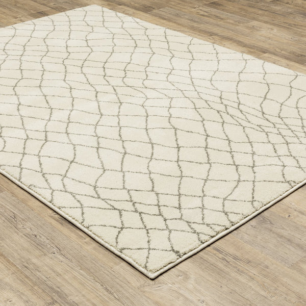 Oriental Weavers Carson Indoor Area Rug - Modern High-pile Design In Soothing Colors For A Stylish Living Space Ivory,Grey Polypropylene C0738b061091st