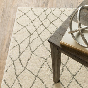 Oriental Weavers Carson Indoor Area Rug - Modern High-pile Design In Soothing Colors For A Stylish Living Space Ivory,Grey Polypropylene C0738b061091st