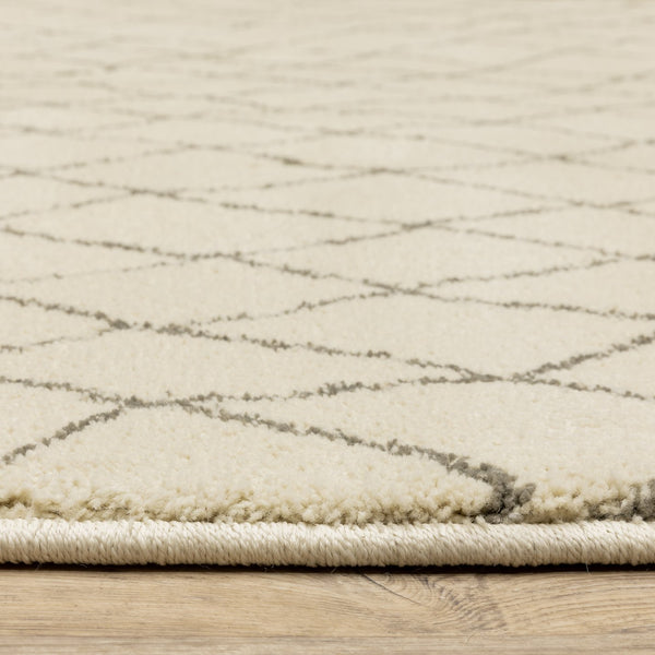 Oriental Weavers Carson Indoor Area Rug - Modern High-pile Design In Soothing Colors For A Stylish Living Space Ivory,Grey Polypropylene C0738b061091st