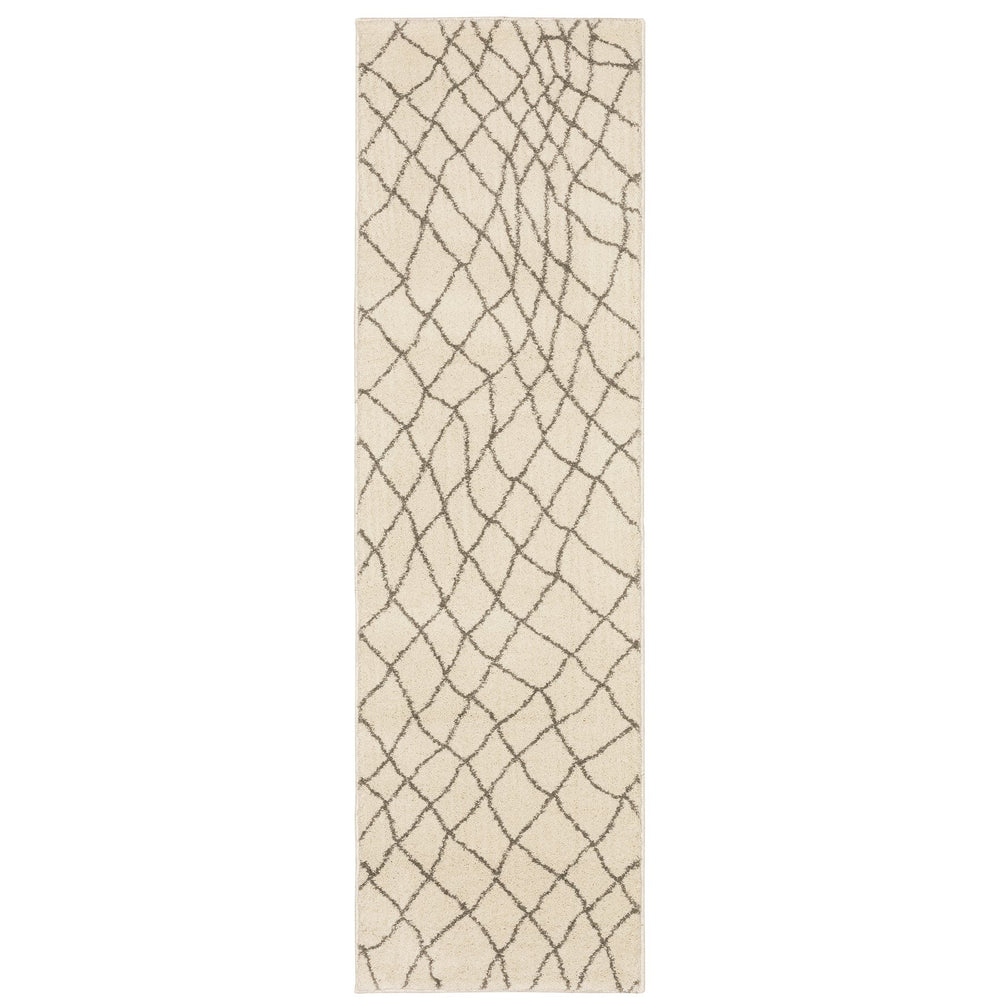Oriental Weavers Carson Indoor Area Rug - Modern High-pile Design In Soothing Colors For A Stylish Living Space Ivory,Grey Polypropylene C0738b068230st