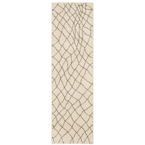 Oriental Weavers Carson Indoor Area Rug - Modern High-pile Design In Soothing Colors For A Stylish Living Space Ivory,Grey Polypropylene C0738b068230st
