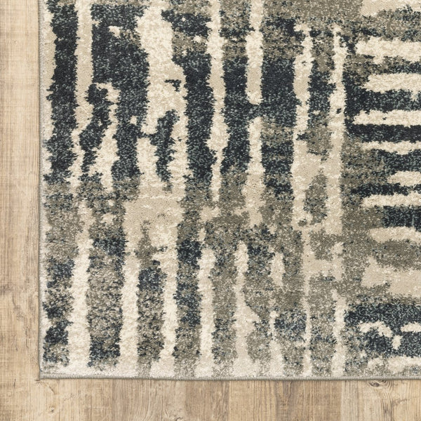 Oriental Weavers Carson Indoor Area Rug - Soft High-pile Texture In Elegant, Modern Colors For Stylish Living Spaces Blue,Beige Polypropylene C0745c068230st