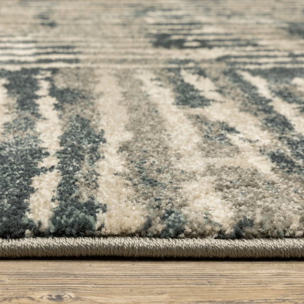Oriental Weavers Carson Indoor Area Rug - Soft High-pile Texture In Elegant, Modern Colors For Stylish Living Spaces Blue,Beige Polypropylene C0745c068230st