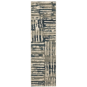 Oriental Weavers Carson Indoor Area Rug - Soft High-pile Texture In Elegant, Modern Colors For Stylish Living Spaces Blue,Beige Polypropylene C0745c068230st