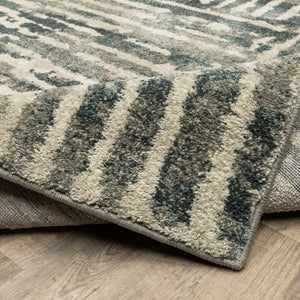 Oriental Weavers Carson Indoor Area Rug - Soft High-pile Texture In Elegant, Modern Colors For Stylish Living Spaces Blue,Beige Polypropylene C0745c068230st
