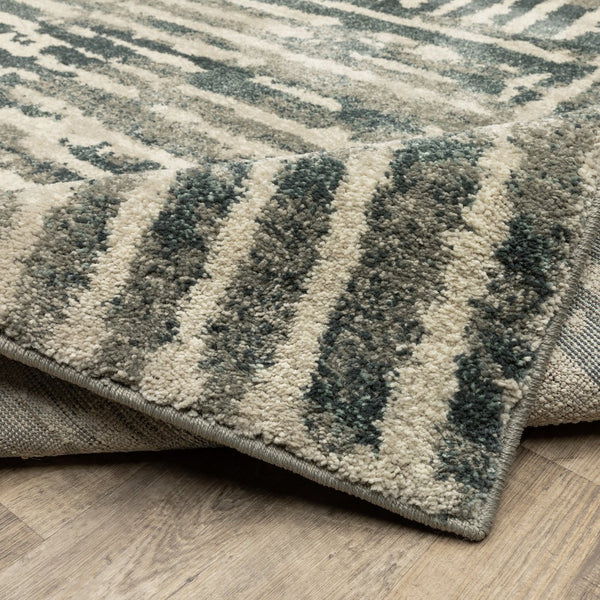 Oriental Weavers Carson Indoor Area Rug - Soft High-pile Texture In Elegant, Modern Colors For Stylish Living Spaces Blue,Beige Polypropylene C0745c068230st