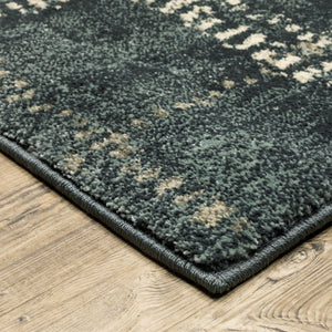 Oriental Weavers Carson Indoor Area Rug - Soft, Textured High-pile Design In Muted Colors For Modern Living Spaces Blue,Ivory Polypropylene C0746j068230st