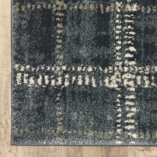Oriental Weavers Carson Indoor Area Rug - Soft, Textured High-pile Design In Muted Colors For Modern Living Spaces Blue,Ivory Polypropylene C0746j068230st