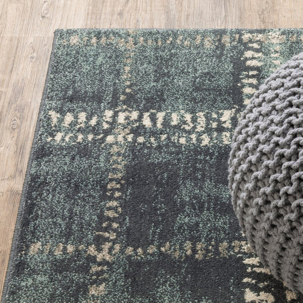 Oriental Weavers Carson Indoor Area Rug - Soft, Textured High-pile Design In Muted Colors For Modern Living Spaces Blue,Ivory Polypropylene C0746j068230st