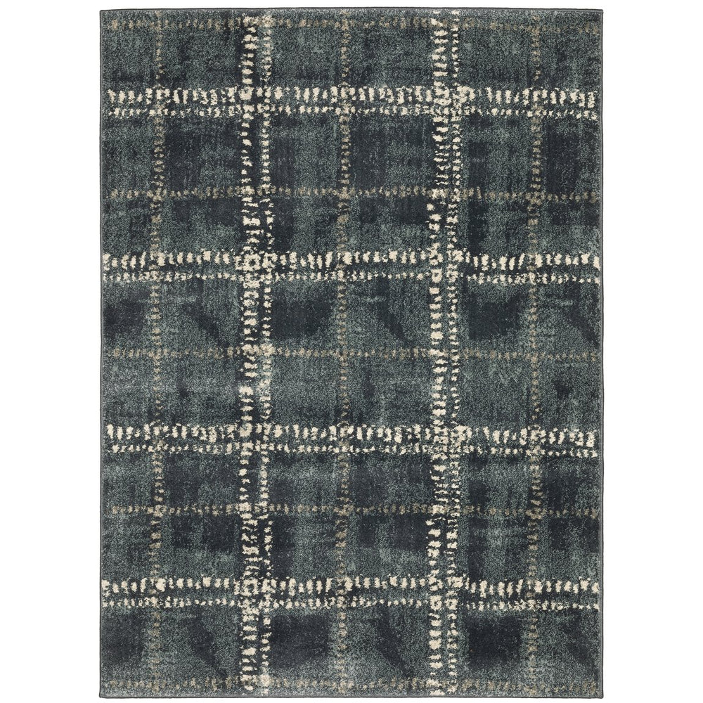 Oriental Weavers Carson Indoor Area Rug - Soft, Textured High-pile Design In Muted Colors For Modern Living Spaces Blue,Ivory Polypropylene C0746j160220st