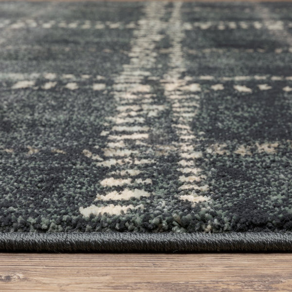 Oriental Weavers Carson Indoor Area Rug - Soft, Textured High-pile Design In Muted Colors For Modern Living Spaces Blue,Ivory Polypropylene C0746j068230st
