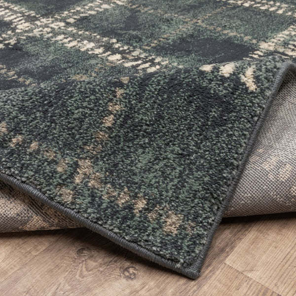 Oriental Weavers Carson Indoor Area Rug - Soft, Textured High-pile Design In Muted Colors For Modern Living Spaces Blue,Ivory Polypropylene C0746j068230st