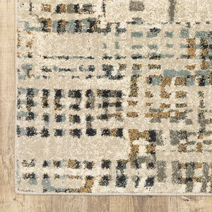 Oriental Weavers Carson Indoor Area Rug – Soft, Textured High-pile Design With Modern Patterns In Muted Colors Beige,Grey Polypropylene C0748f068230st