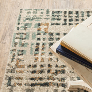 Oriental Weavers Carson Indoor Area Rug – Soft, Textured High-pile Design With Modern Patterns In Muted Colors Beige,Grey Polypropylene C0748f068230st