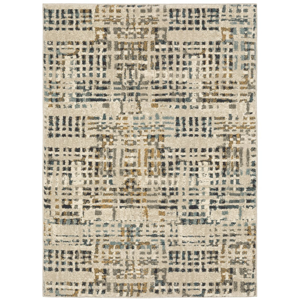 Oriental Weavers Carson Indoor Area Rug – Soft, Textured High-pile Design With Modern Patterns In Muted Colors Beige,Grey Polypropylene C0748f117165st