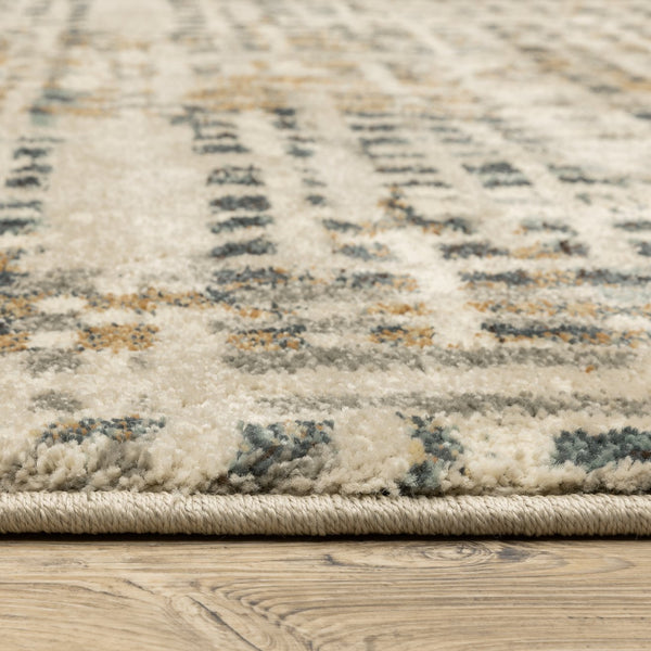 Oriental Weavers Carson Indoor Area Rug – Soft, Textured High-pile Design With Modern Patterns In Muted Colors Beige,Grey Polypropylene C0748f068230st
