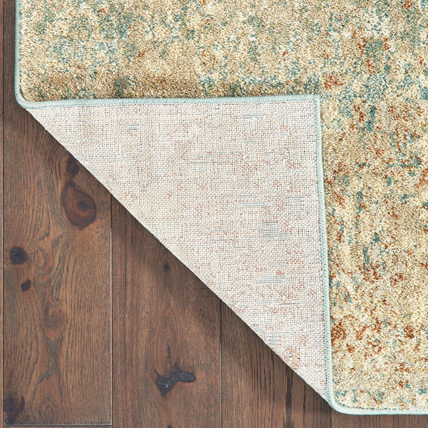 Oriental Weavers Carson Indoor Area Rug - Soft High-pile Design With Modern Patterns And Muted Color Palette For Home Blue,Orange Polypropylene C9654b160220st