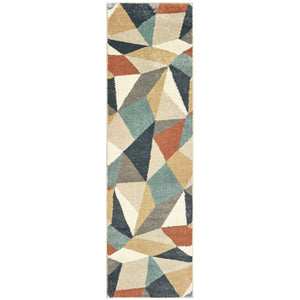 Oriental Weavers Carson Indoor Area Rug – Plush High-pile Design With Soft Textured Yarn And Modern Aesthetic Charm Blue,Orange Polypropylene C9659b068230st