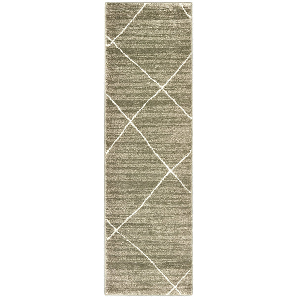 Oriental Weavers Carson Indoor Area Rug – Plush High-pile Design In Soft Mid-tones For A Modern Home Aesthetic Grey,Ivory Polypropylene C9661a068230st