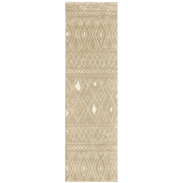 Oriental Weavers Carson Indoor Area Rug – Soft High-pile Design In Modern Colors For A Stylish Home Aesthetic Sand,Ivory Polypropylene C9665b068230st