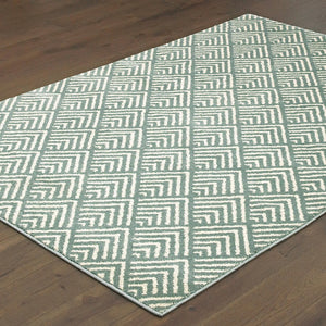 Oriental Weavers Carson Indoor Area Rug - Soft, Textured High-pile Design In Modern Muted Colors For Stylish Living Blue,Ivory Polypropylene C9667c160220st
