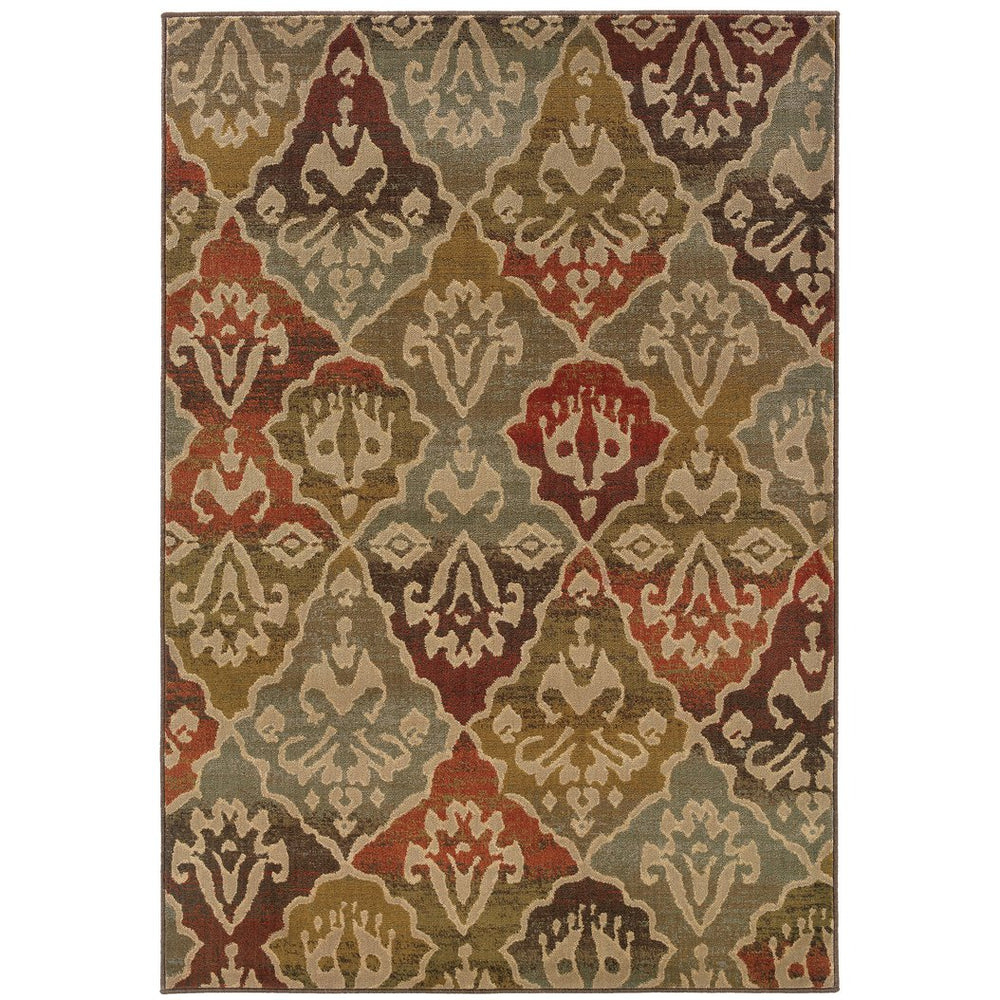 Oriental Weavers Casablanca Timeless Area Rug Collection In Elegant Pastels - Luxurious & Durable For Every Space Multi,Beige Nylon C4442c300390st
