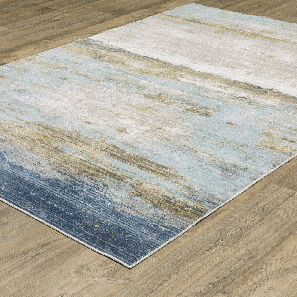 Oriental Weavers Cavett Indoor Area Rug - Soft, Durable, Vintage-inspired Design Perfect For Family And Pets Blue,Beige Polypropylene Ccav09080240st