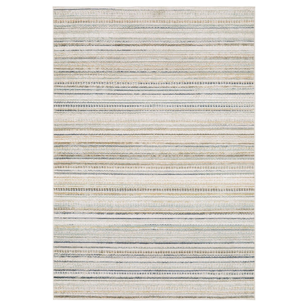 Oriental Weavers Cavett Beige/Multi Indoor Area Rug 2'7" X 7'9" - Soft, Durable, Vintage Design For Family & Pets Beige,Multi Polypropylene Ccav10080240st