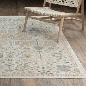 Oriental Weavers Cavett Vintage Botanical Runner Rug Soft Synthetic Fibers Transitional Farmhouse Accent CCAV13080240ST