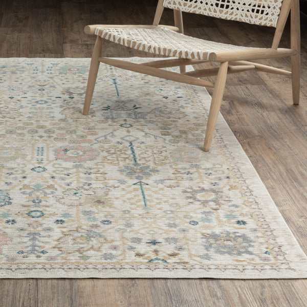 Oriental Weavers Cavett Vintage Botanical Runner Rug Soft Synthetic Fibers Transitional Farmhouse Accent CCAV13080240ST