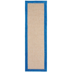 Oriental Weavers Cayman Indoor/Outdoor Area Rug - Vibrant Geometric Patterns In Textured Multi-color Design Sand,Blue Polypropylene C5594b068230st