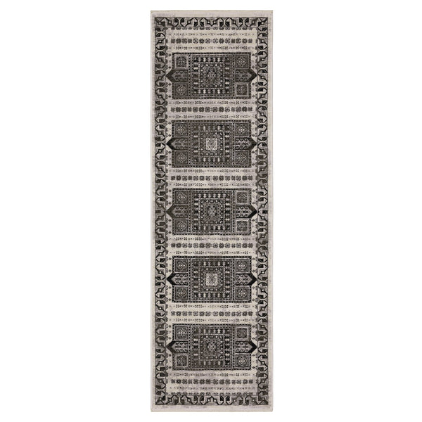 Oriental Weavers Chamberlain Indoor Area Rug – Luxurious Soft Polyester Yarn, Elegant Persian Motifs For Any Room Ivory,Charcoal Polyester Cch01g068235st