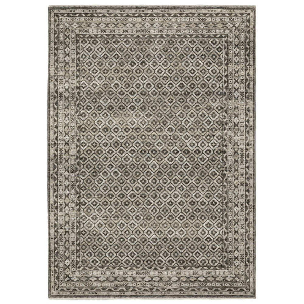 Oriental Weavers Chamberlain Indoor Area Rug - Luxurious Soft Polyester, Vintage Persian Motifs, And Elegant Design Grey,Beige Polyester Cch03b160235st